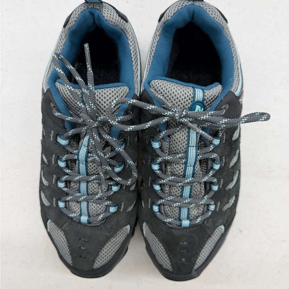 Merrell Ridgepass Women's Hiking Shoes Granite Eggshell Blue Sz 8.5